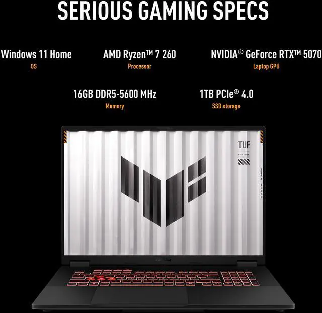 ASUS TUF Gaming A18 (2026) gaming laptop