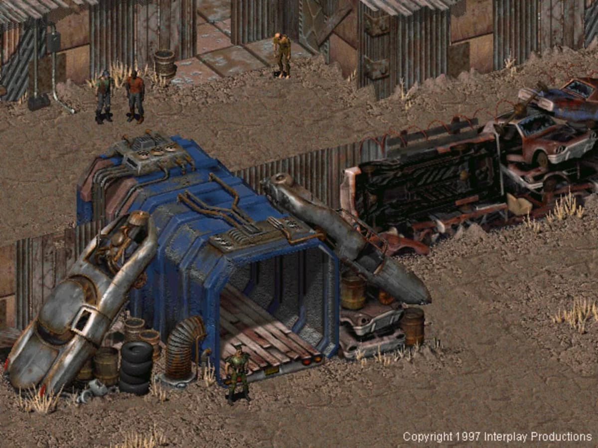 Menu d’inventaire de Fallout, typique des RPG de la fin des années 90