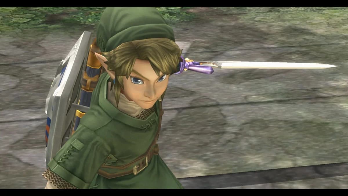 Exploration de donjon dans Twilight Princess HD, ambiance crépusculaire