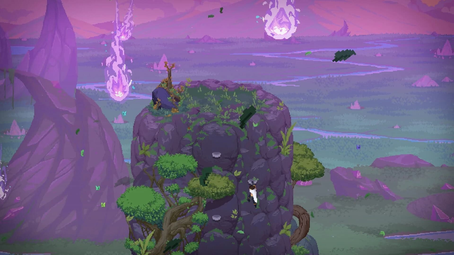 Combat de boss contre une créature titanesque, présentant skill et mise en scène.