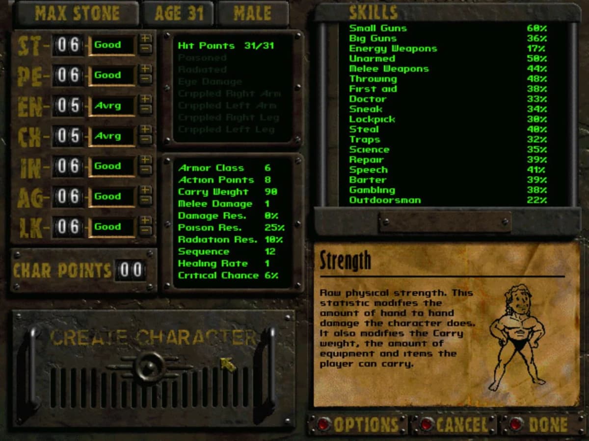 Scène culte de Fallout avec compagnon IA en action