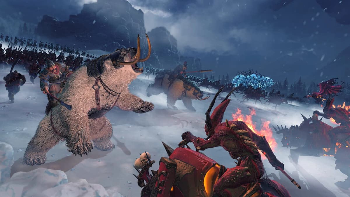 Norsca réinventée avec son bestiaire renouvelé sur Total War: Warhammer III
