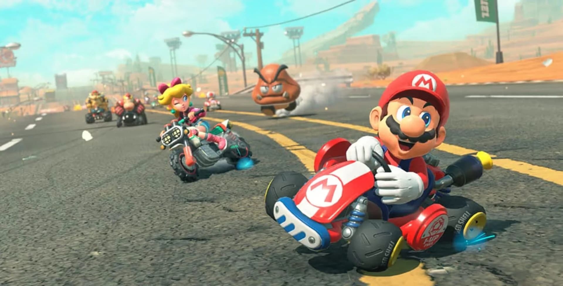 Détail des environnements dans Mario Kart World
