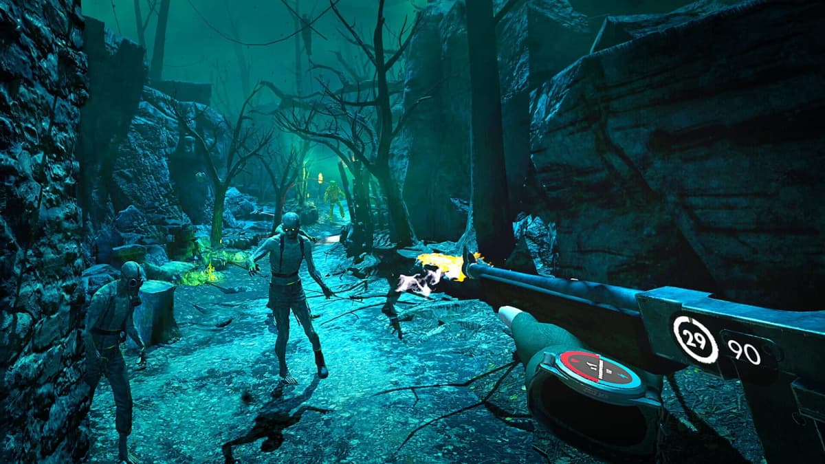 Screenshot from Zombie Army VR