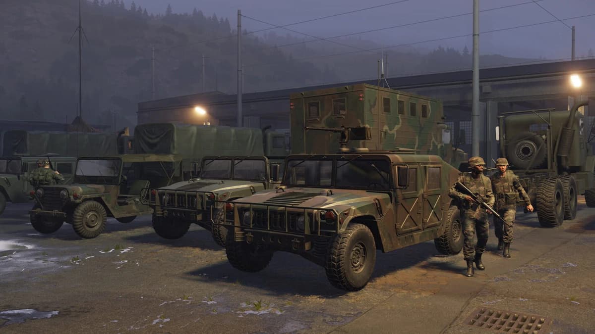 Un joueur en pleine action dans une mission inédite créée via le Workshop Arma.