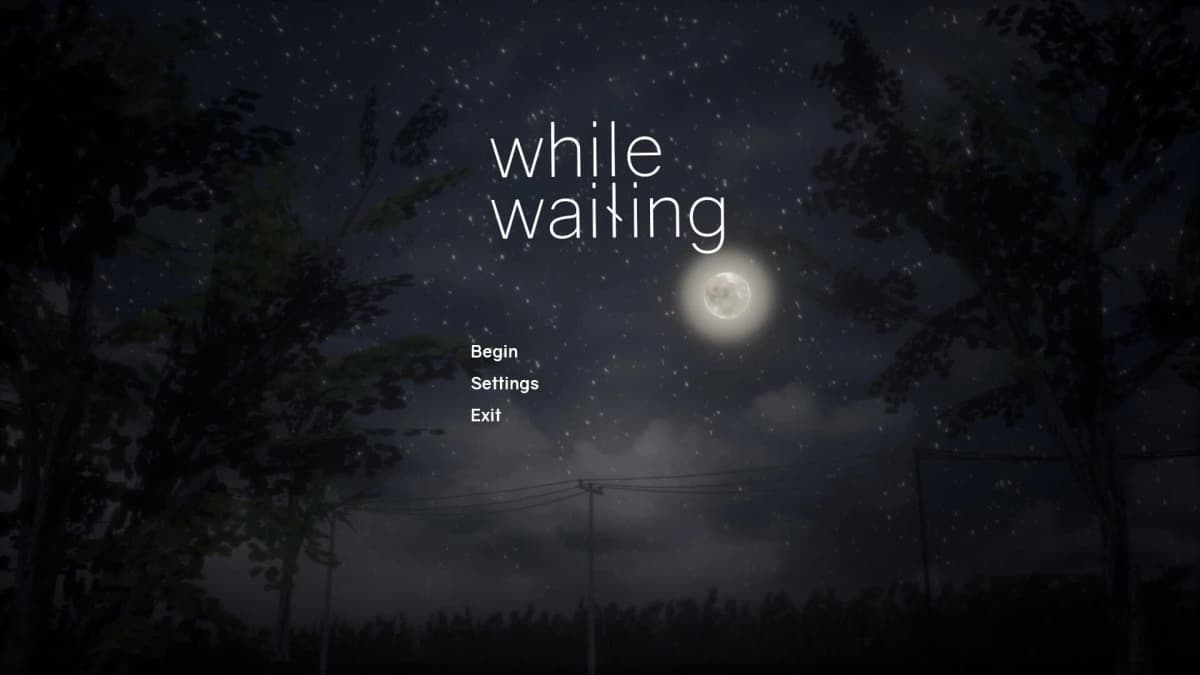 “While Waiting”: art game contemplatif et campagne Kickstarter