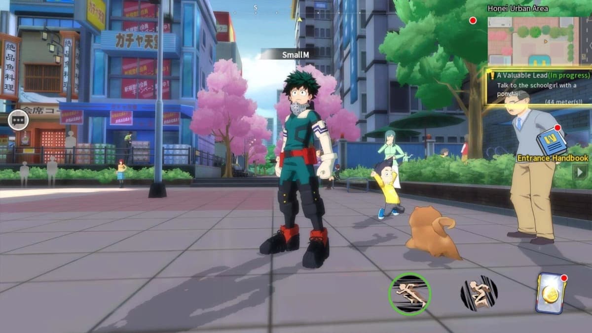 Screenshot from My Hero Academia: The Strongest Hero