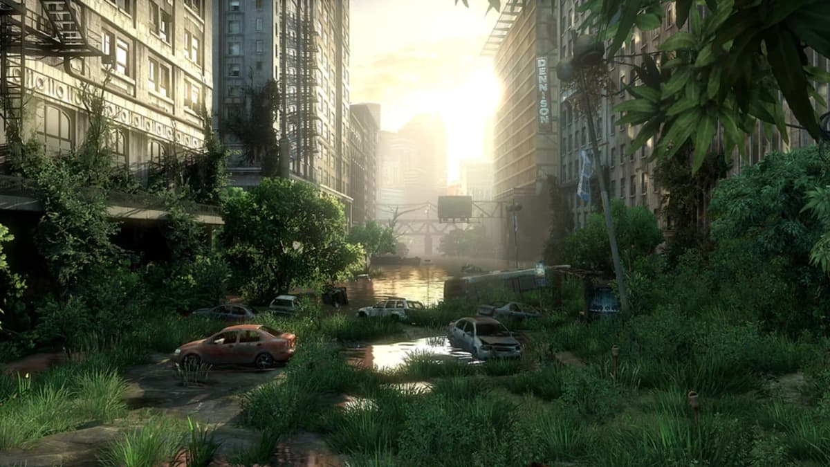 Détail d’environnement post-apocalyptique dans The Last of Us