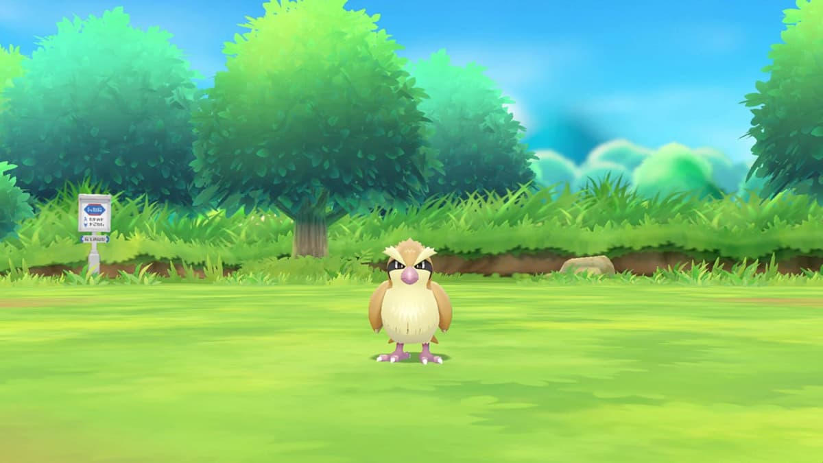 Screenshot from Pokémon: Let's Go, Eevee!