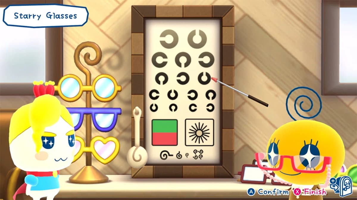Mini-jeu de confection de sushis dans Tamagotchi Plaza, exclusif à la Switch 2.