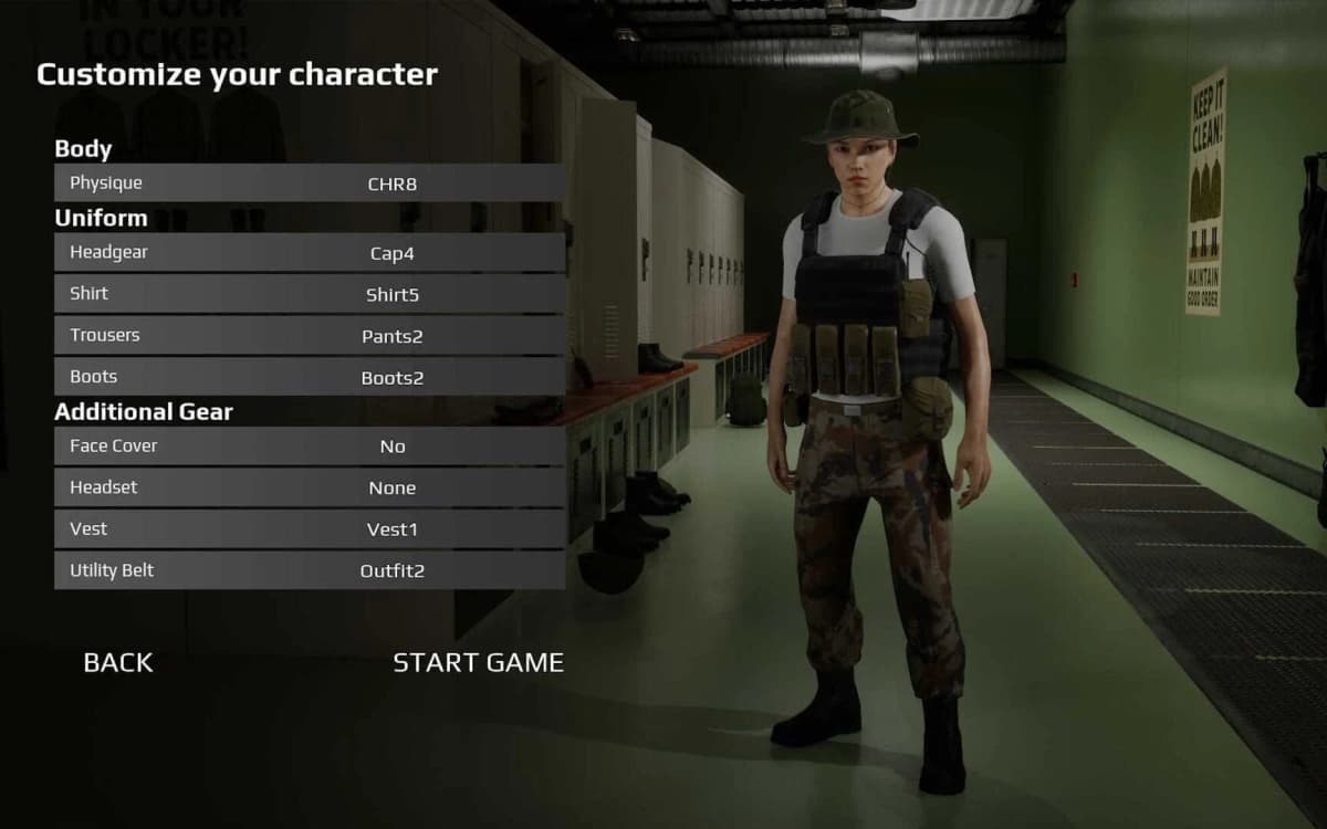 Screenshot from Military Logistics Simulator