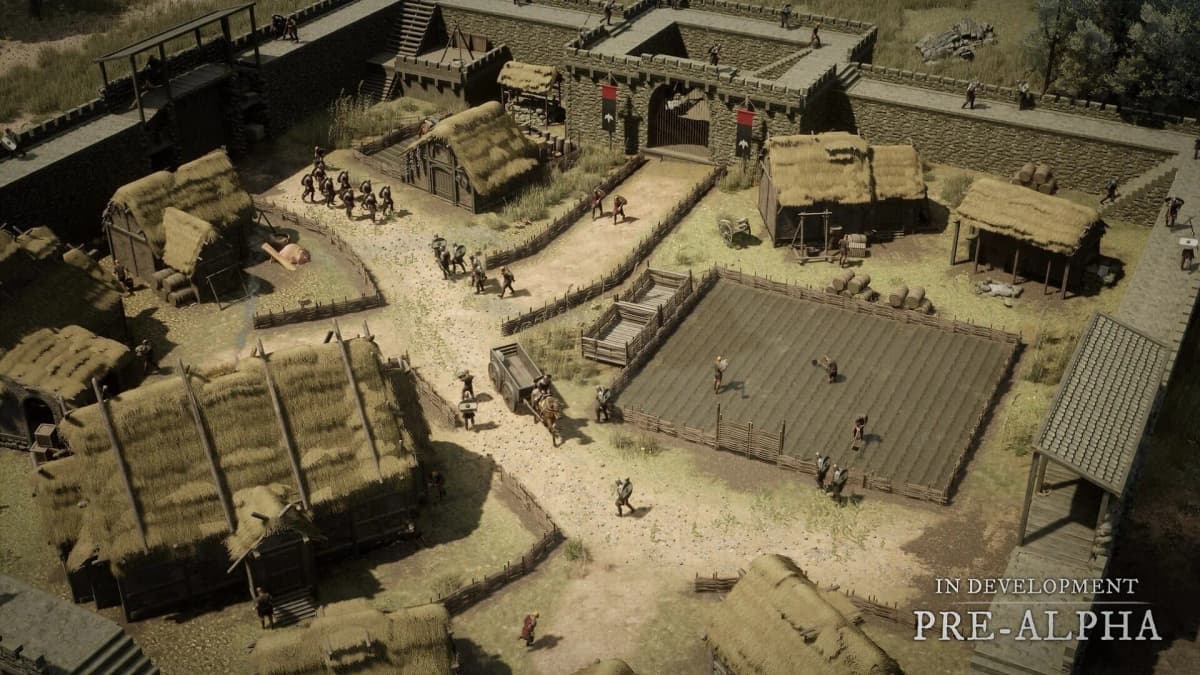 Des joueurs coopèrent pour assembler un trébuchet géant – Anvil Empires