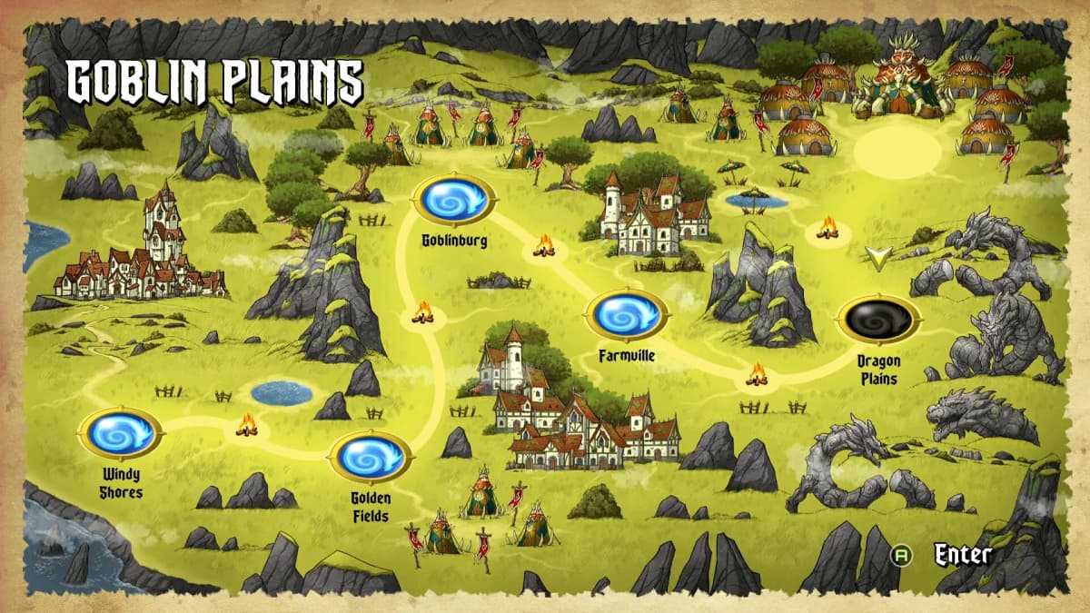 Screenshot from Heroes of Mount Dragon