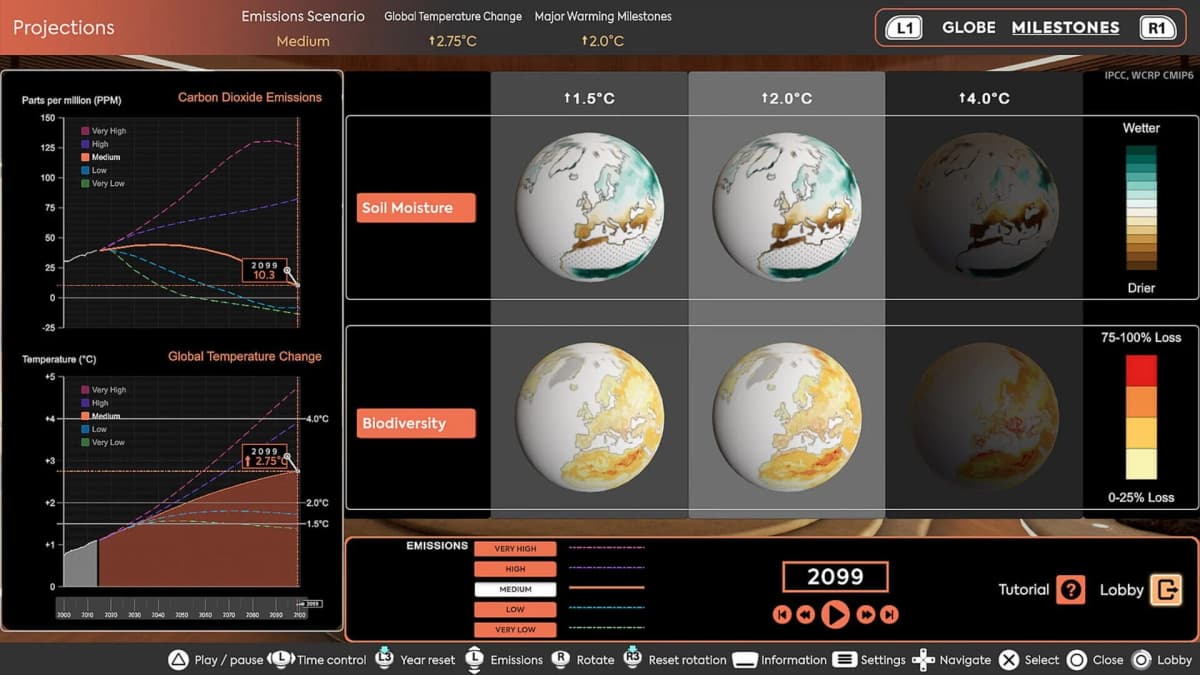 Screenshot from Climate Station