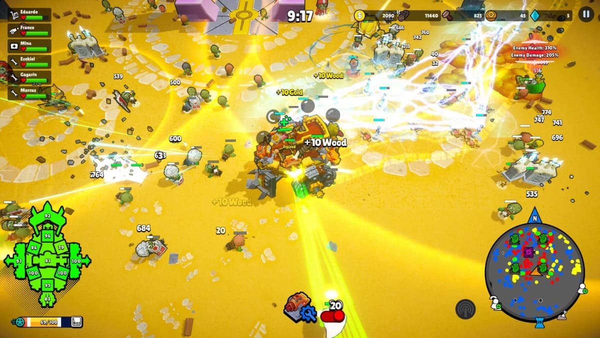 Zombie Rollerz: Roguelite en mer, tower defense survie