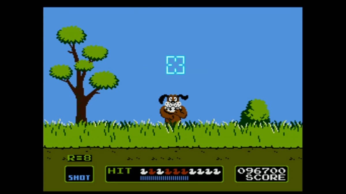 Screenshot from Duck Hunt