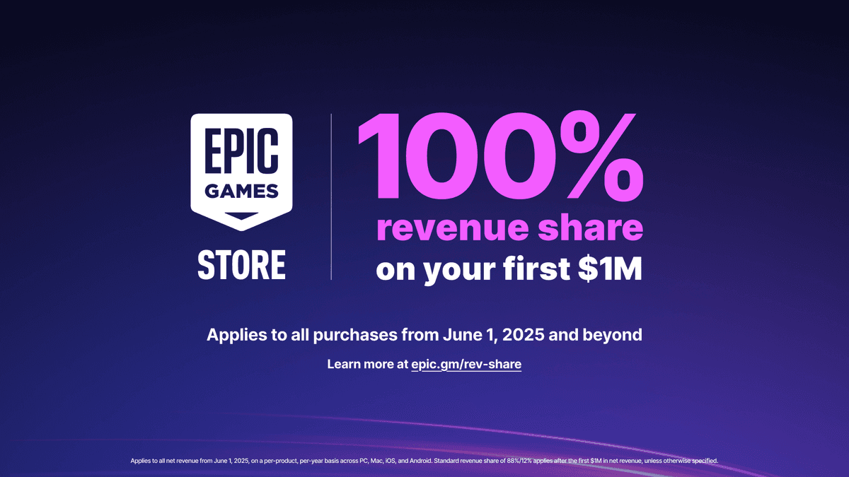 Epic Games Store : la nouvelle répartition des revenus jusqu’à 1 million $ peut-elle faire bouger