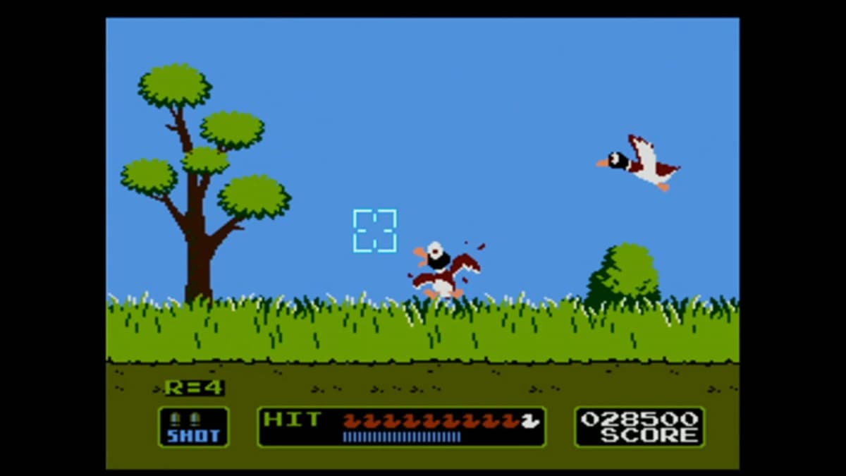 Screenshot from Duck Hunt