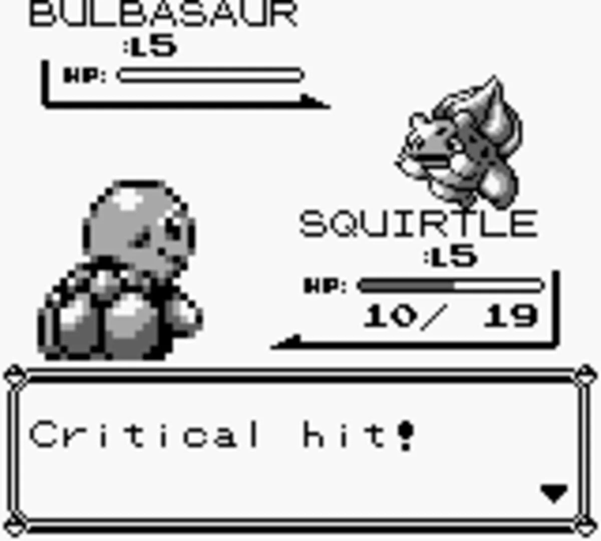 Screenshot from Pokémon Red Version