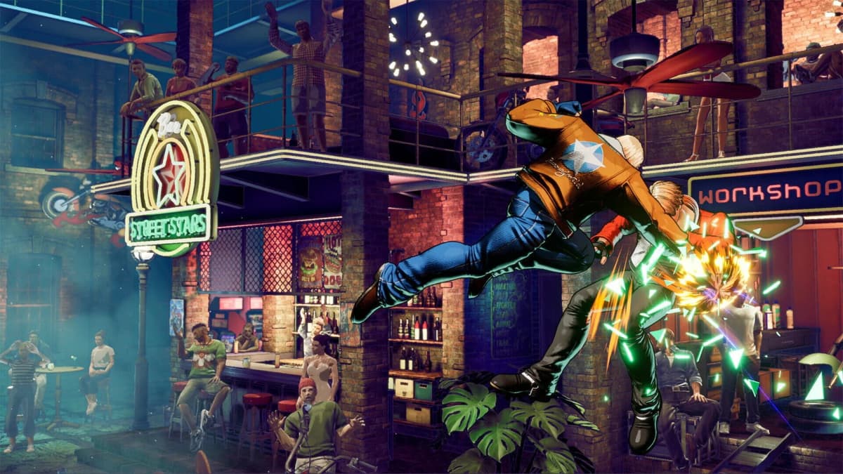 Screenshot from Fatal Fury: City of the Wolves