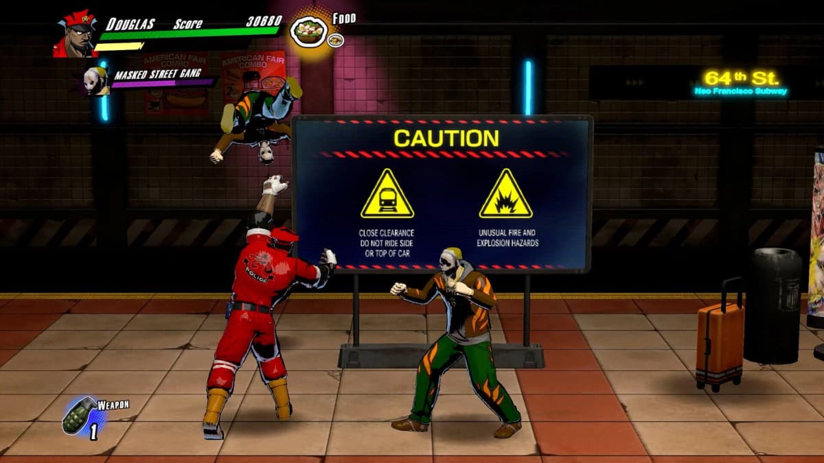 Screenshot from Rushing Beat X: Return of Brawl Brothers