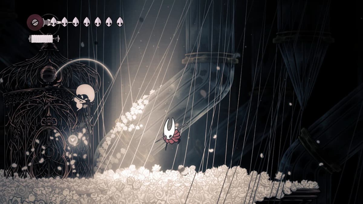 Hornet dans Hollow Knight Silksong, exploration d’un village bug