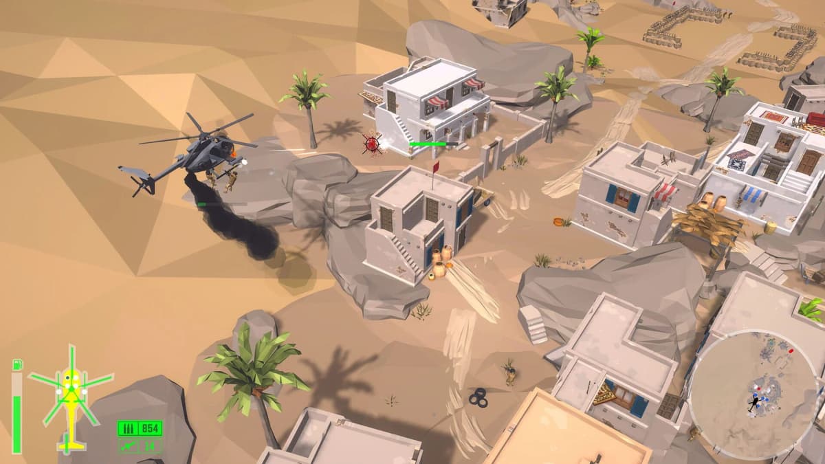 Cleared Hot : la démo Next Fest remet l’action hélico à la sauce sandbox physique