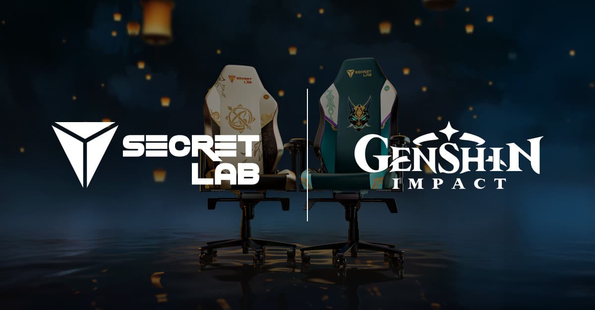 Secretlab x Genshin Impact : Titan Evo en mode Liyue
