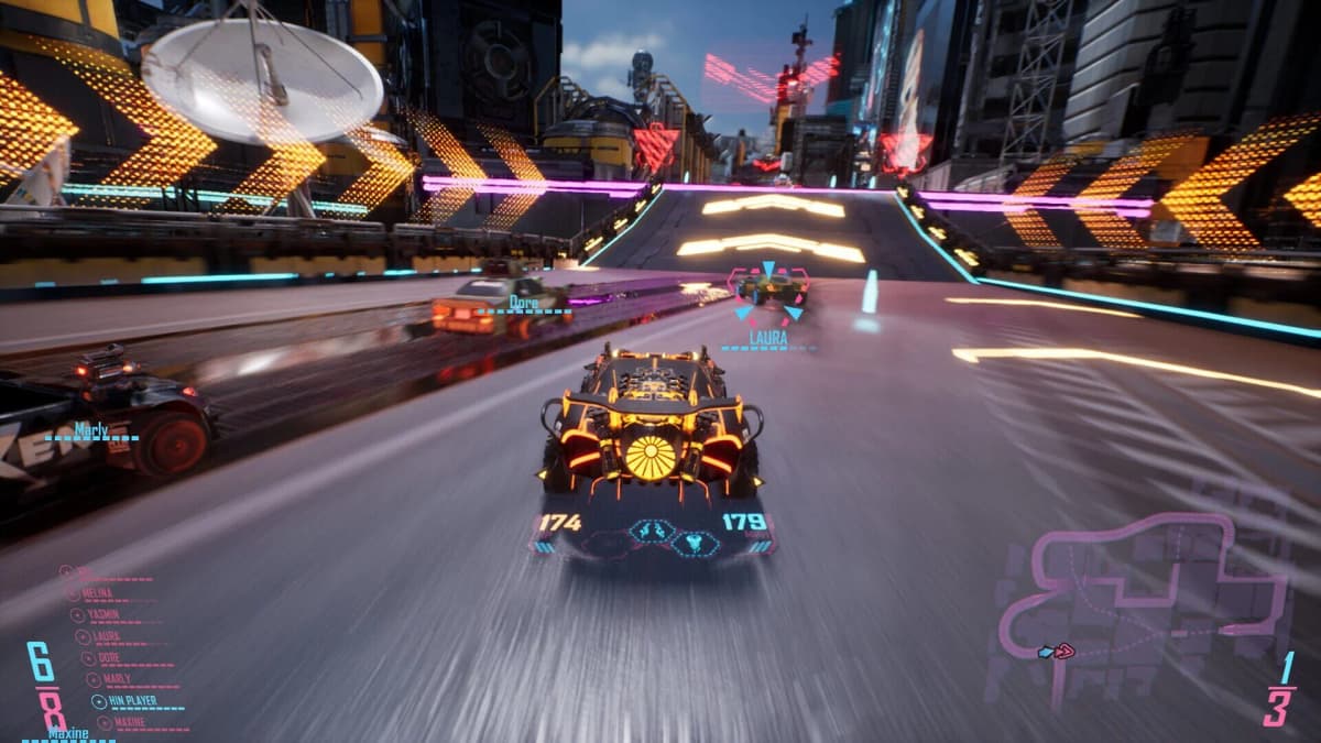 Screenshot from Cyber Clutch: Hot Import Nights