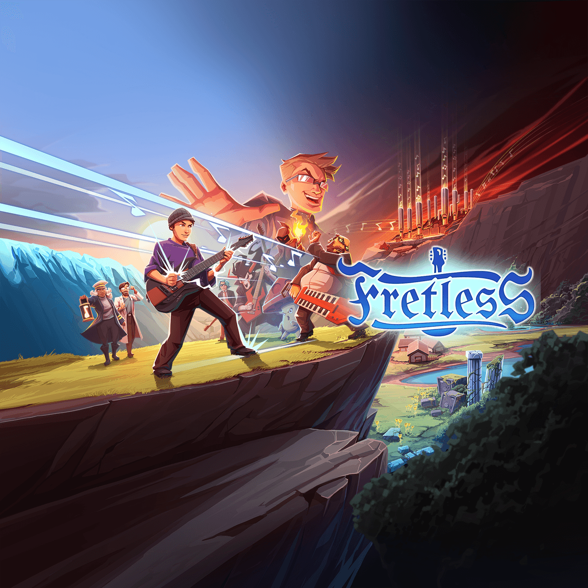 Fretless – The Wrath of Riffson : un RPG tactique au tour par tour porté par le chaos musical