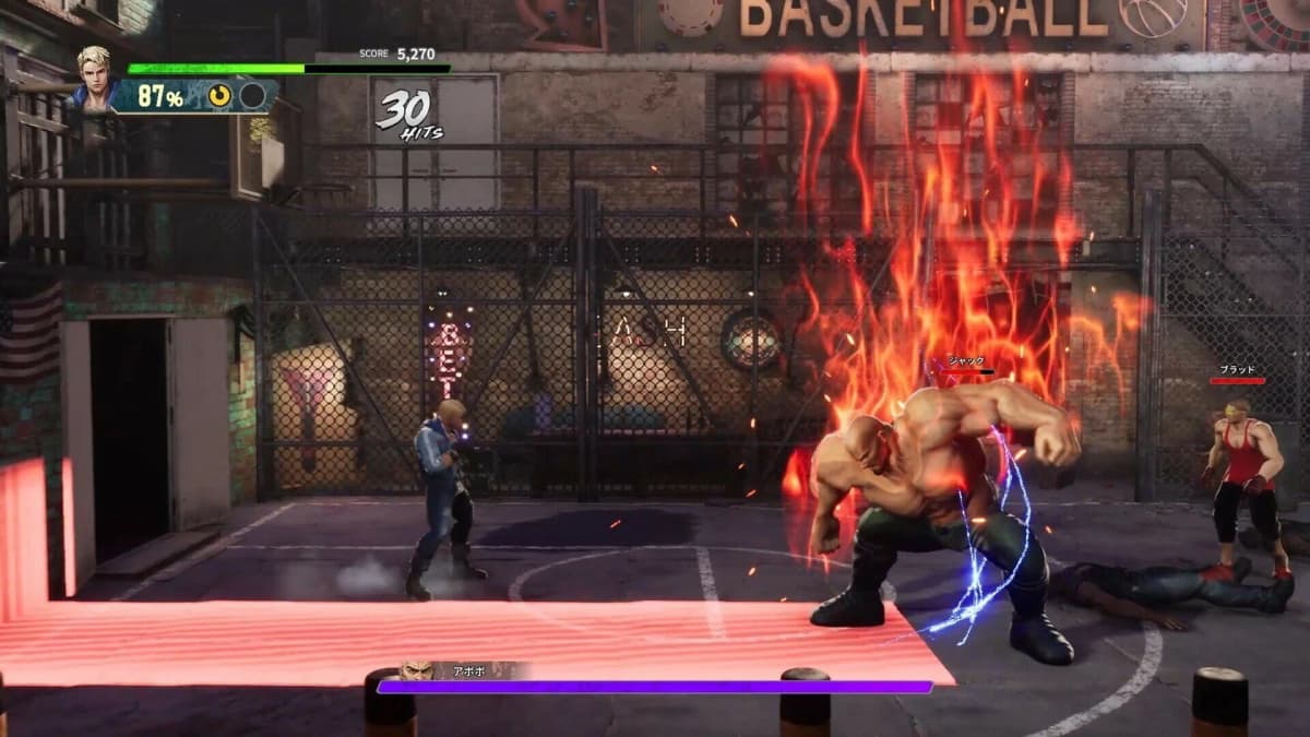 Screenshot from Double Dragon Revive