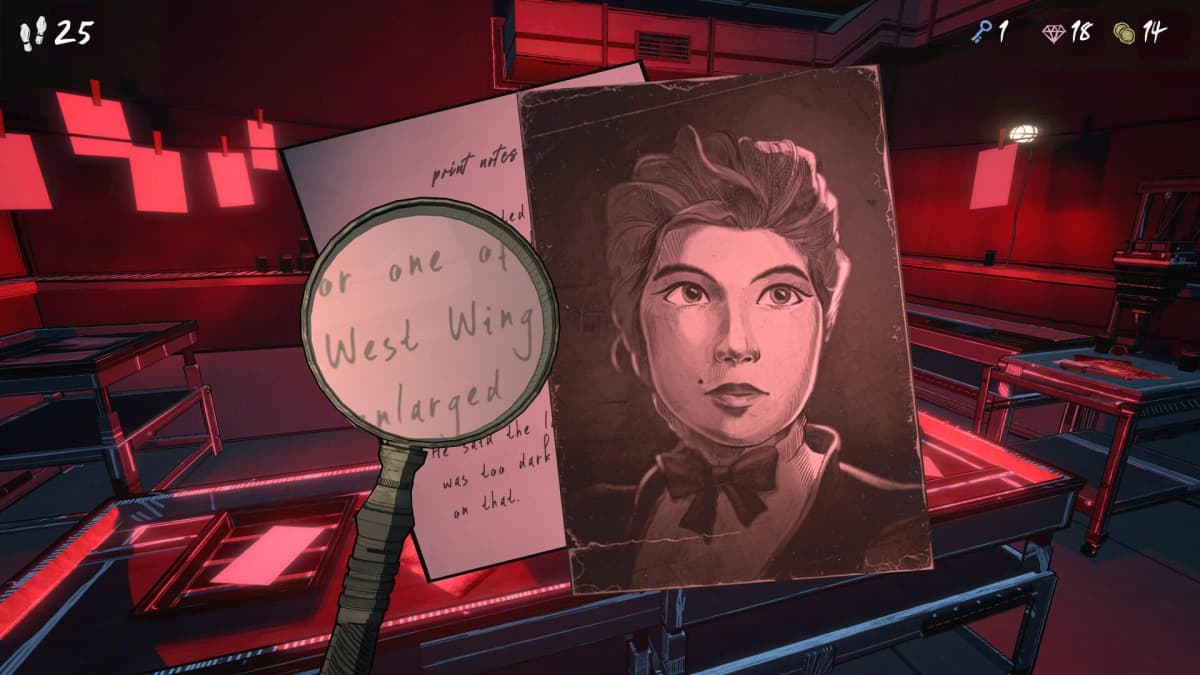 Screenshot from Blue Prince