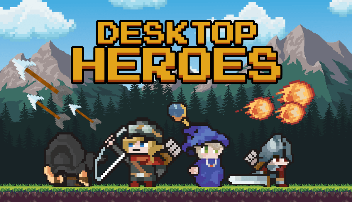 Desktop Heroes : l’idle game discret pour le multitâche