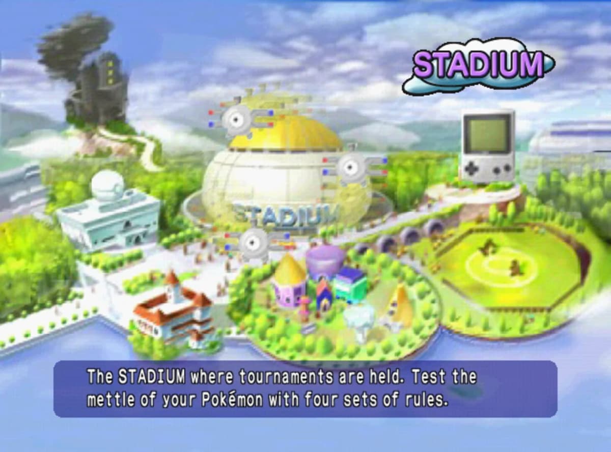 Screenshot from Pokémon Stadium
