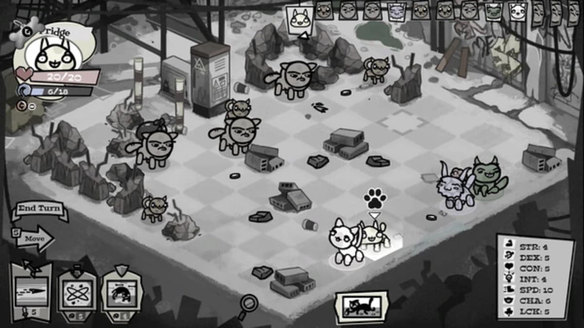 Screenshot from Mewgenics