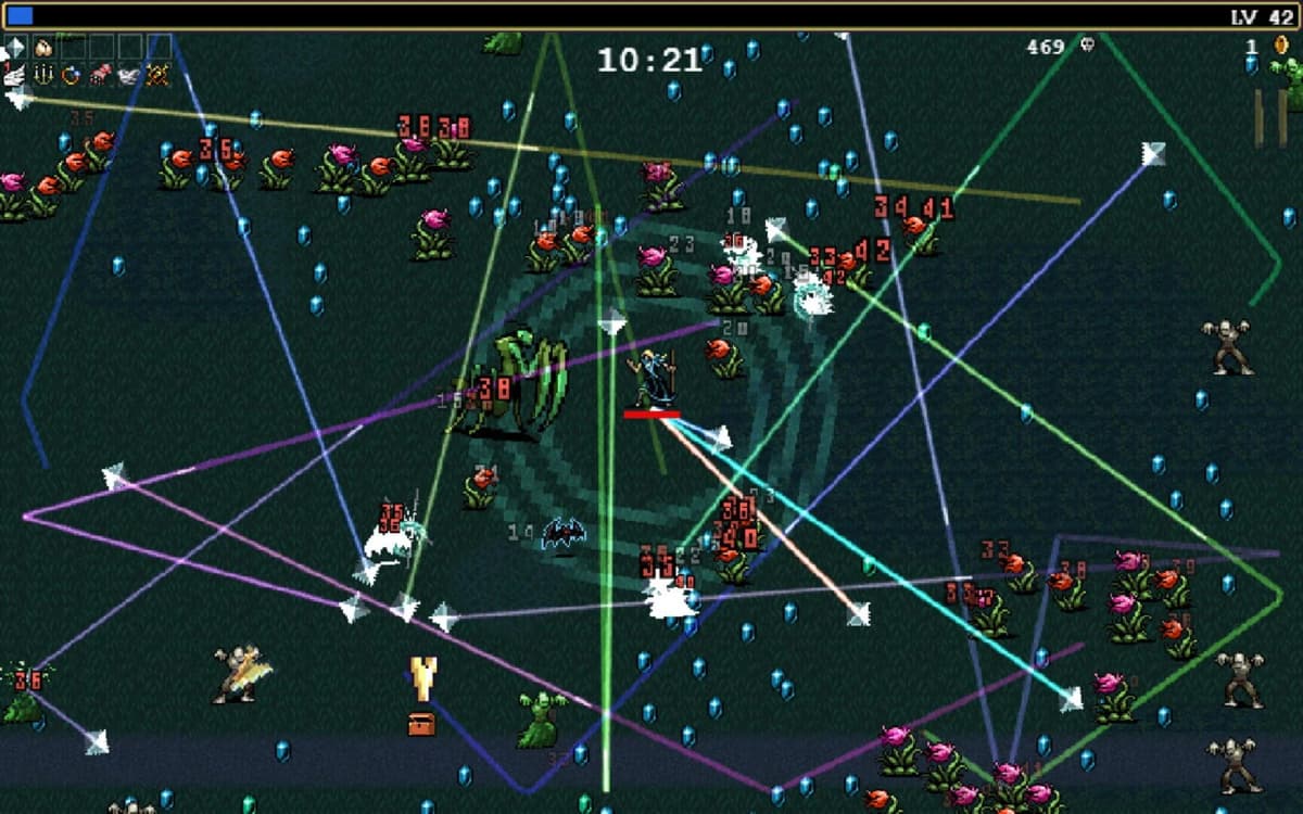Screenshot from Vampire Survivors