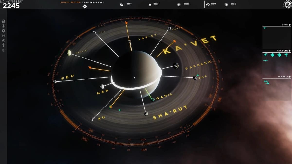 Screenshot from Falling Frontier
