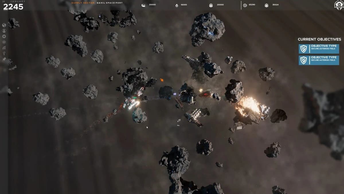 Screenshot from Falling Frontier