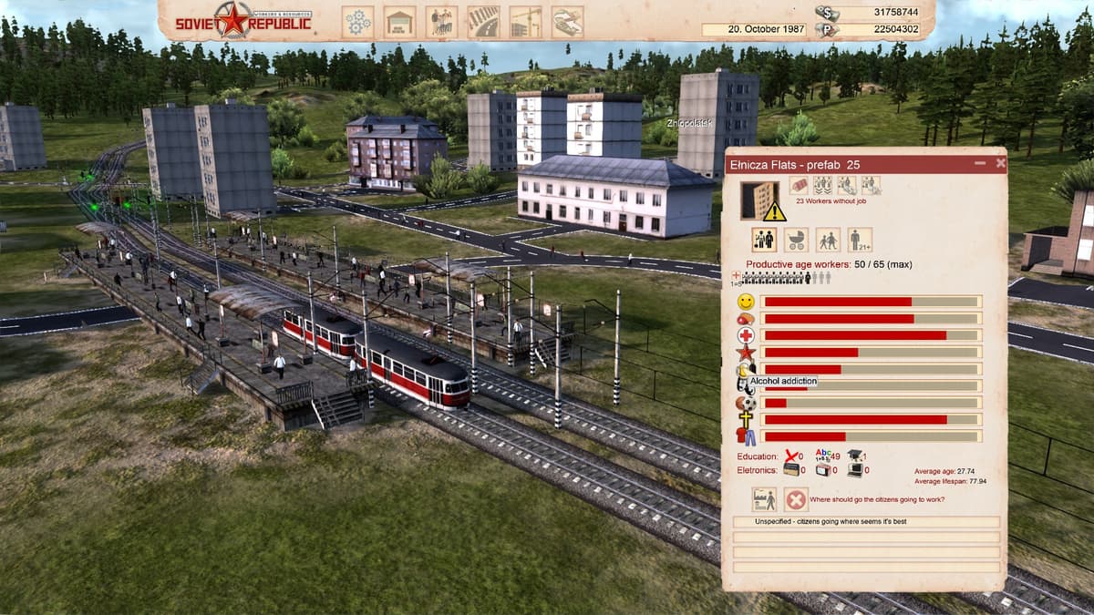 Workers & Resources: Soviet Republic – trailer / artwork