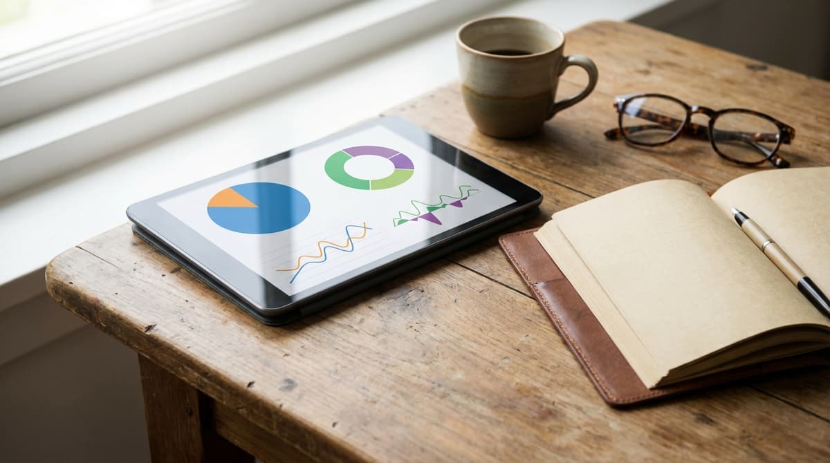 Close-up of a personal analytics dashboard used to track Inzoi's KPIs.