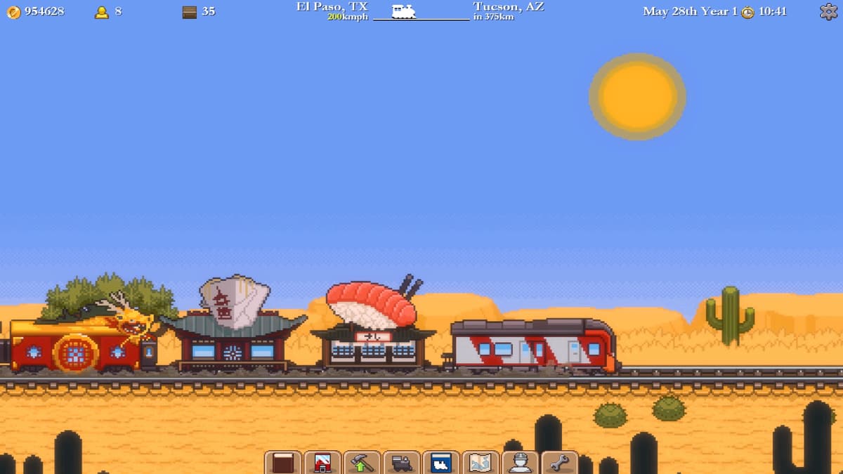 Screenshot from Tiny Rails