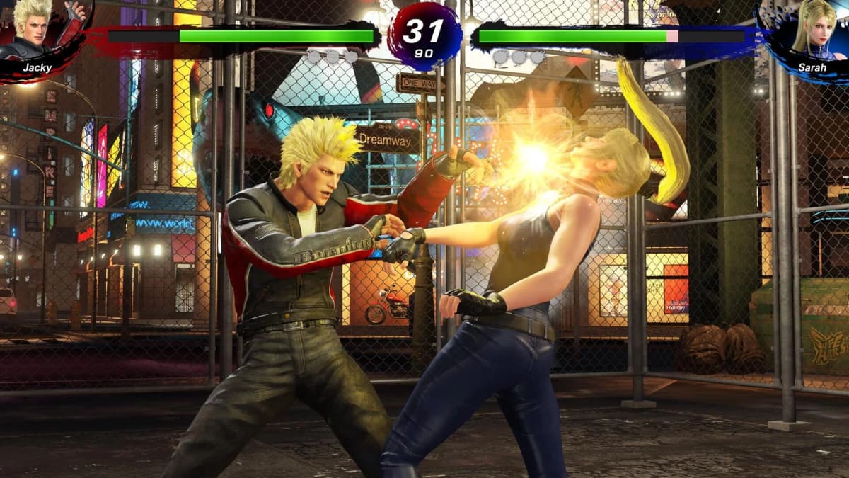 Screenshot from Virtua Fighter 5 R.E.V.O. World Stage