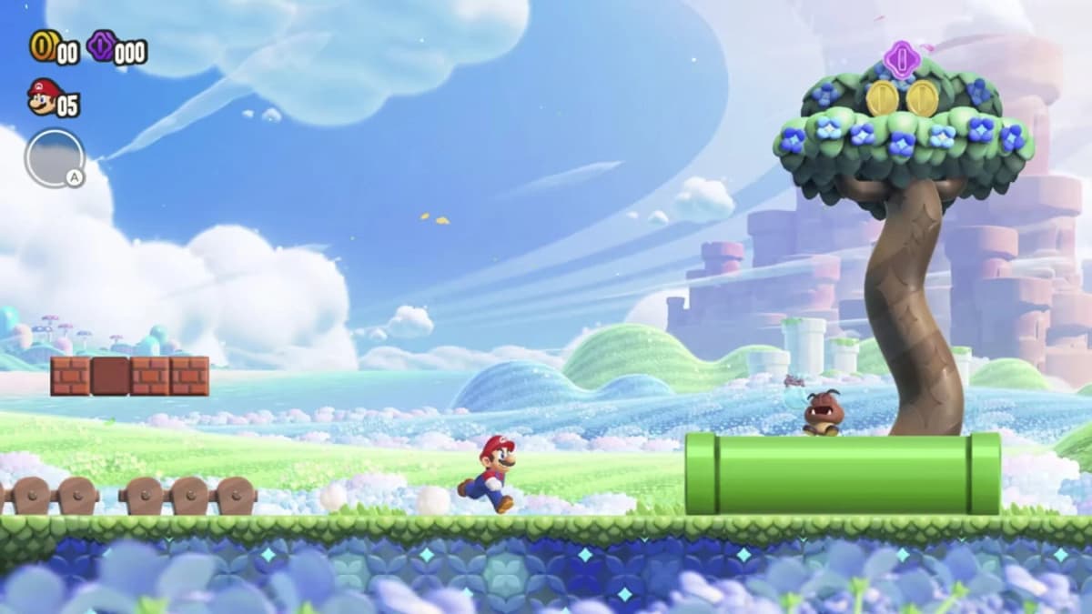 Screenshot from Super Mario Bros. Wonder