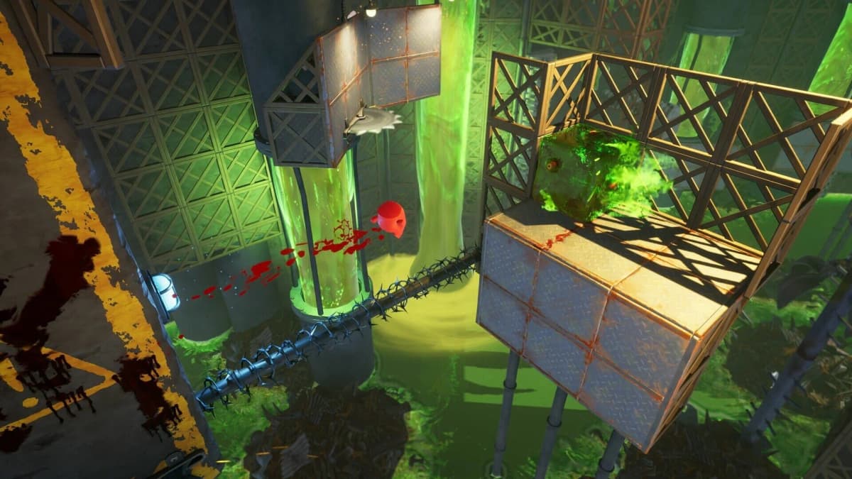 Screenshot from Super Meat Boy 3D