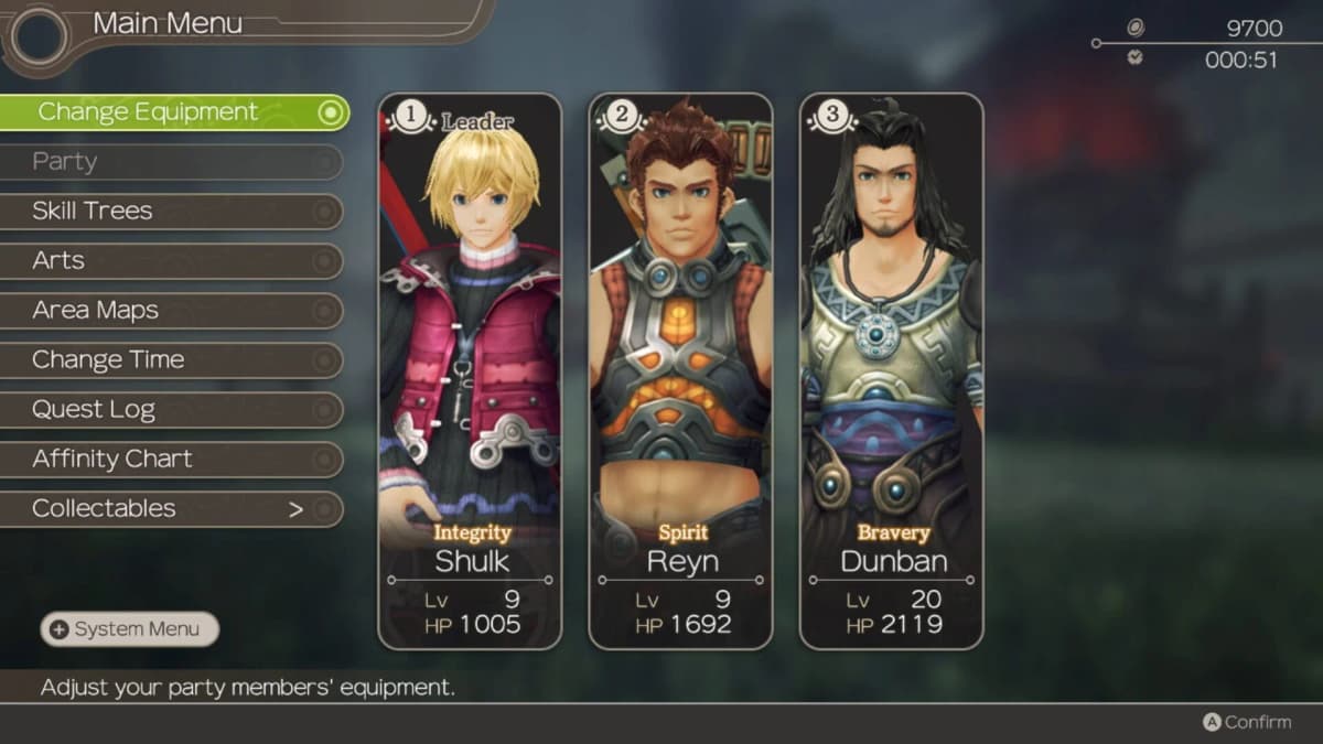 Screenshot from Xenoblade Chronicles: Definitive Edition