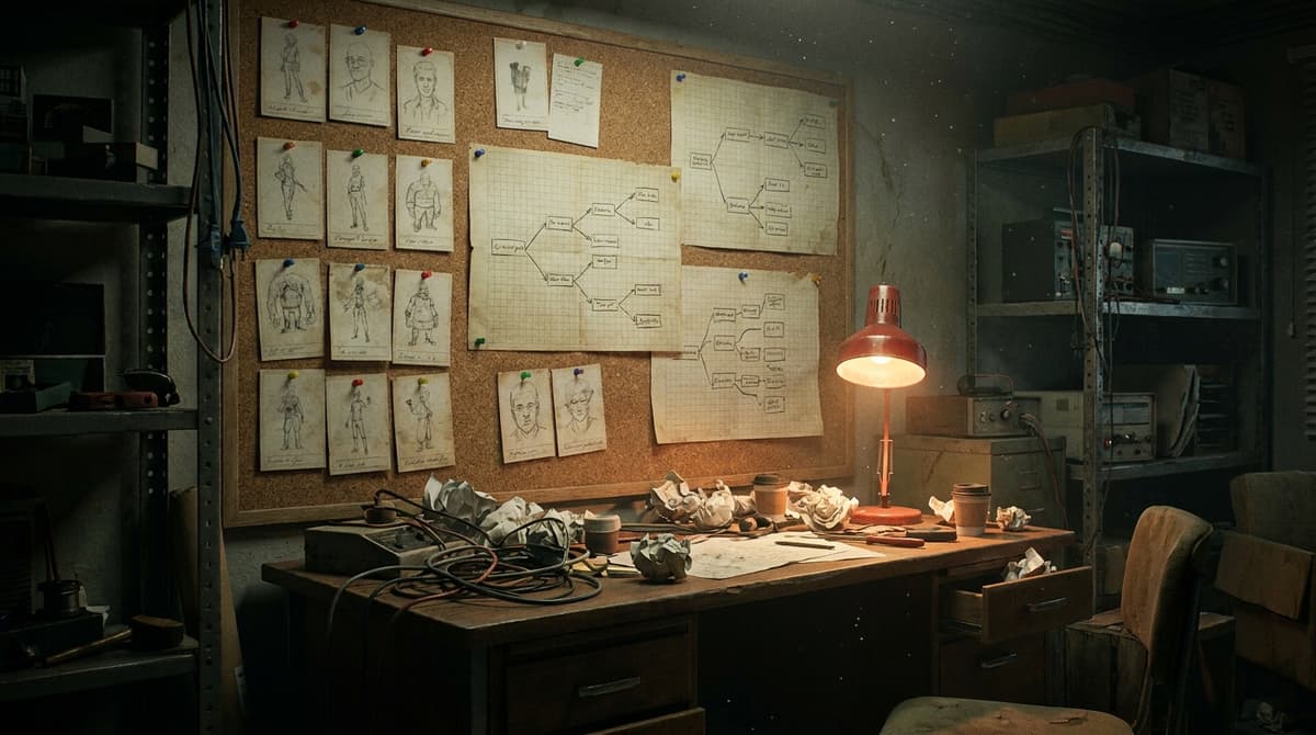Dev perspective on narrative structure and horror tone