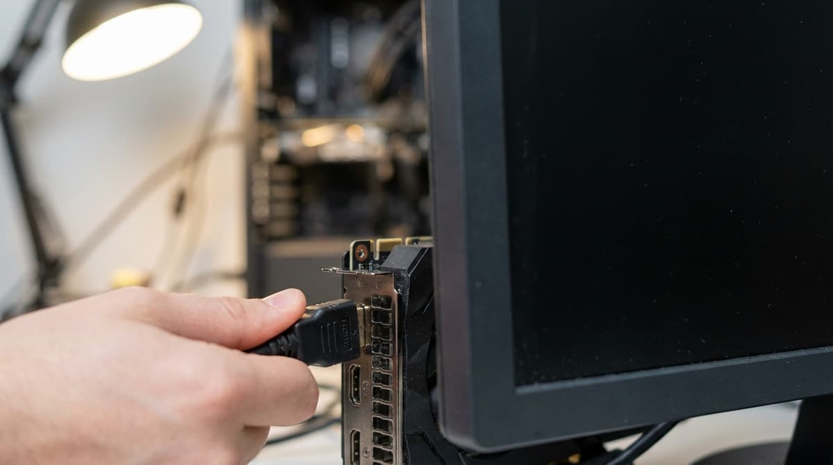 Vérification des connexions vidéo comme cause d’écran noir
