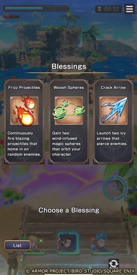 Screenshot from Dragon Quest Smash/Grow