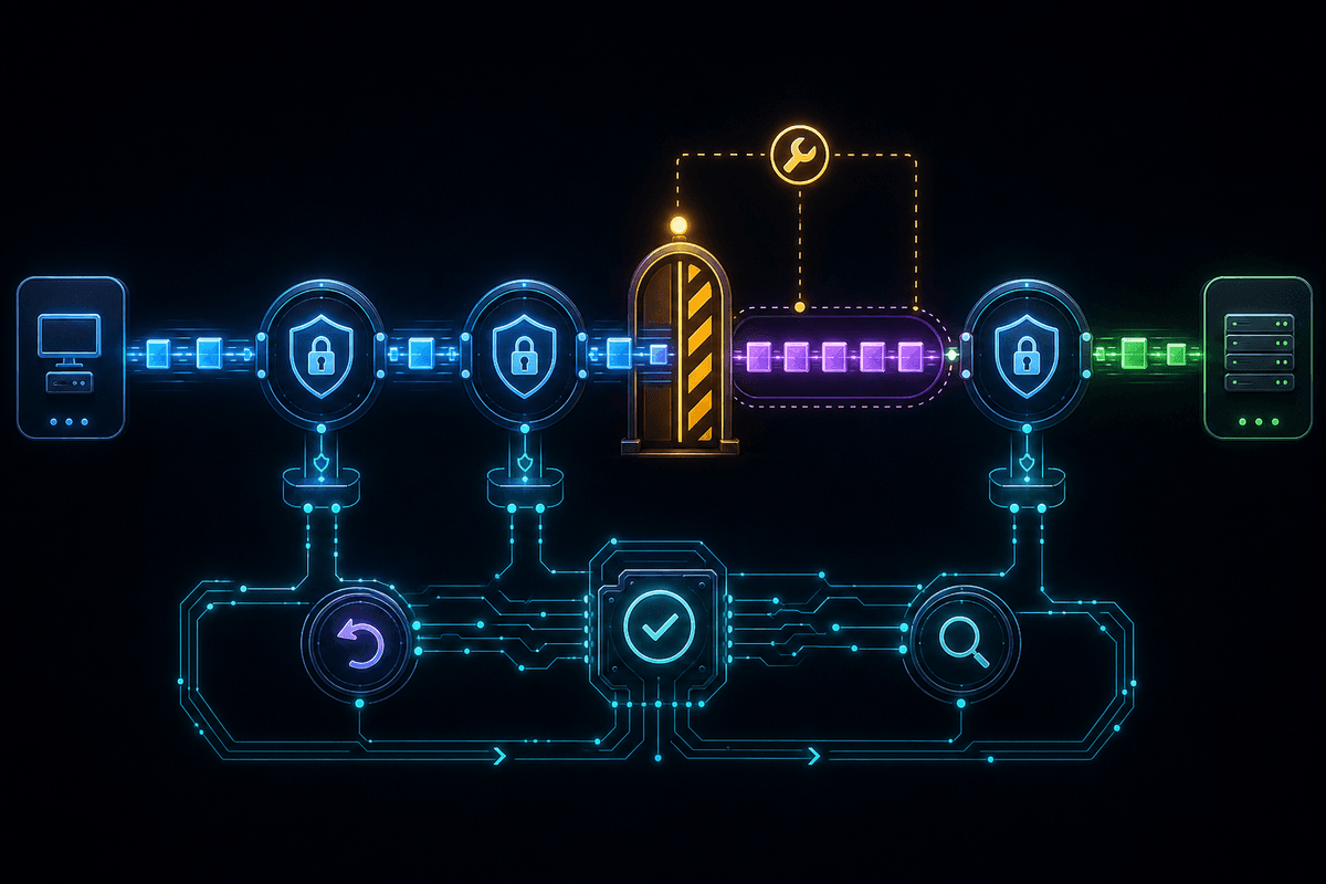 Fail-safe data-transfer controls during switch maintenance