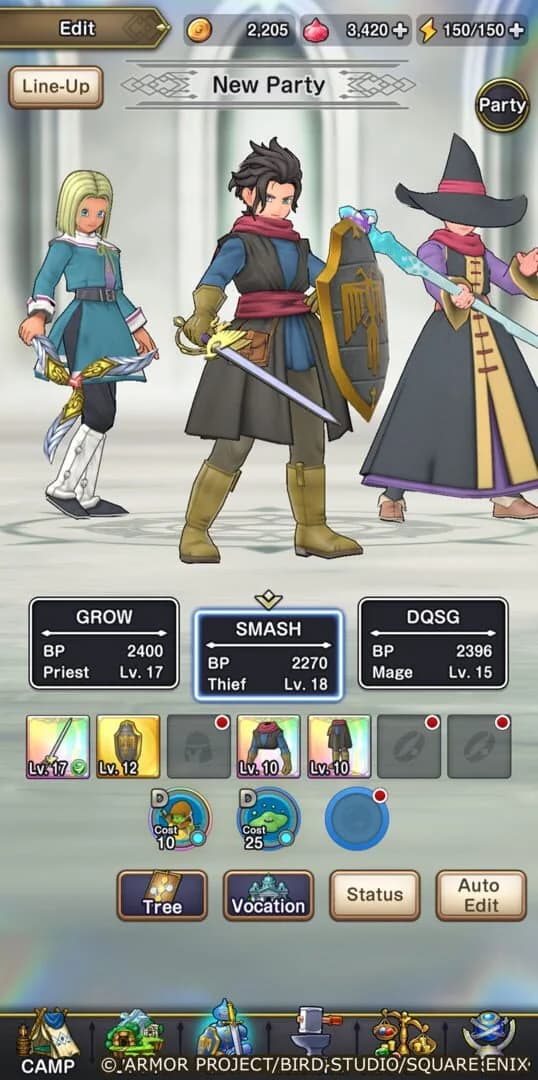DRAGON QUEST Smash/Grow : optimiser Watermelon Mania et les Memory Cores